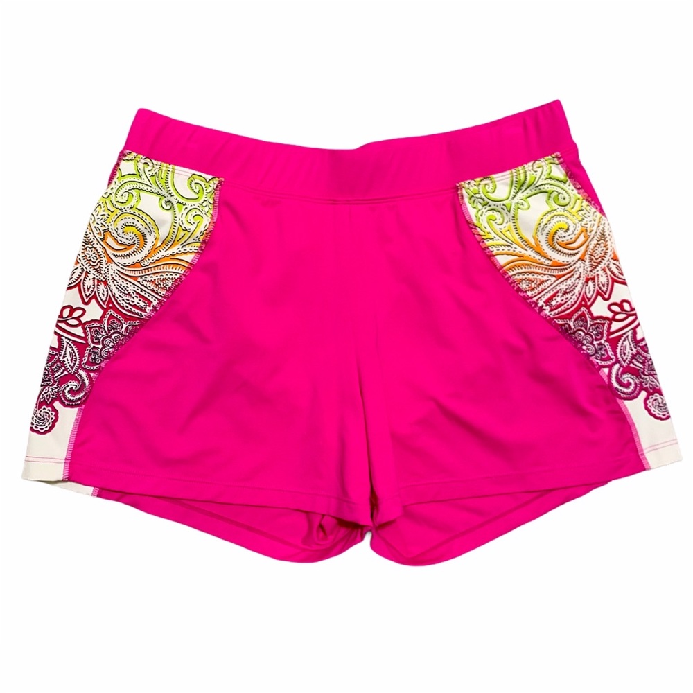 Athleta Paisley Swim Shorts
